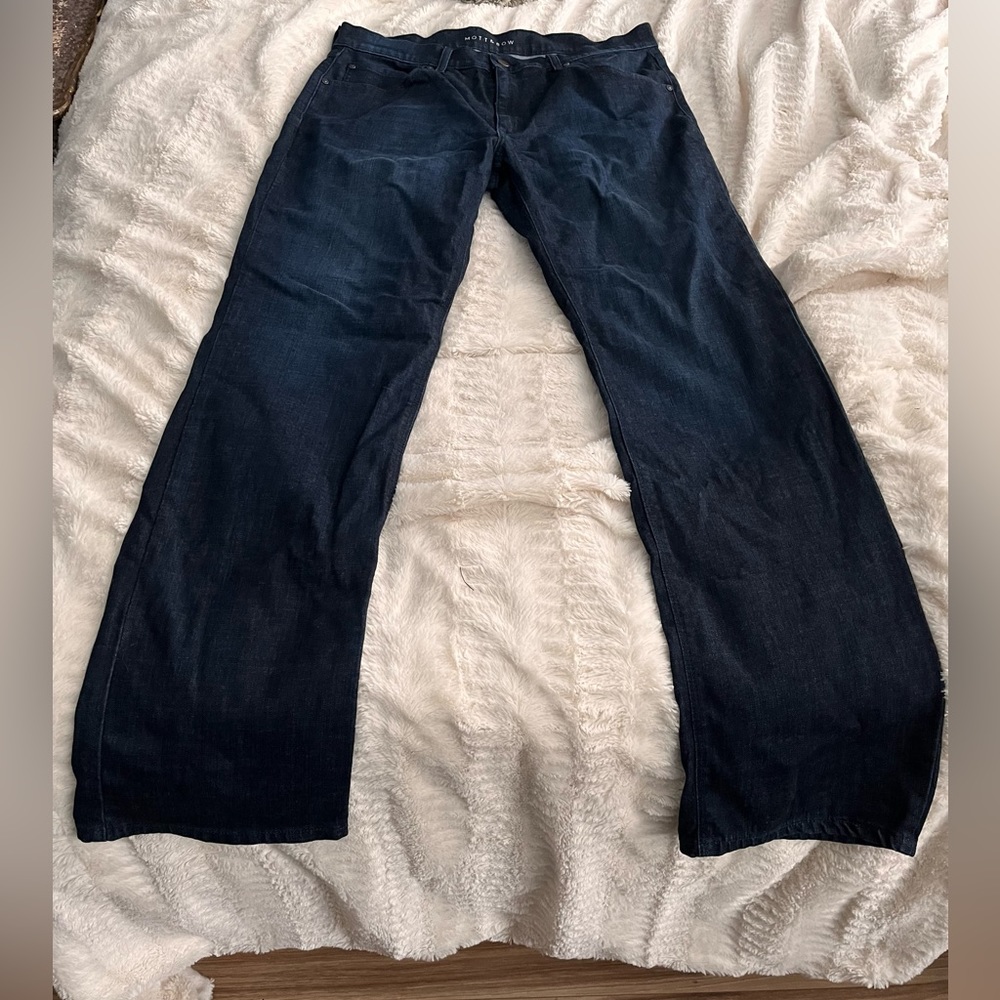 Mott & Bow Men’s Designer Straight Jeans Size 35 NEW